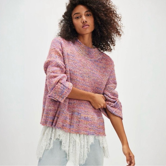Free People Multicolor Knit Sweater - Picture 2 of 4